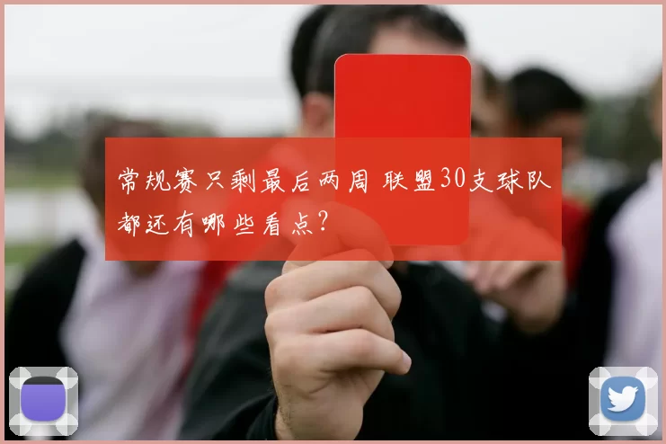 常规赛只剩最后两周 联盟30支球队都还有哪些看点？